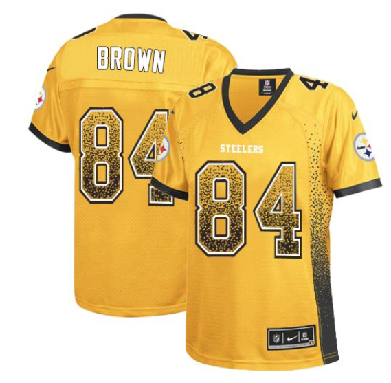 Antonio Brown Pittsburgh Steelers Nike Jersey – Gold Drift ...