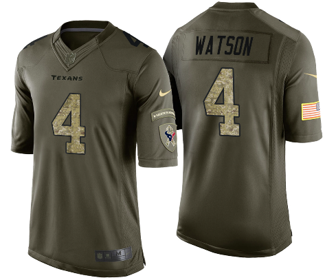 Deshaun Watson Houston Texans Nike Jersey – Camo Salute to Service ...