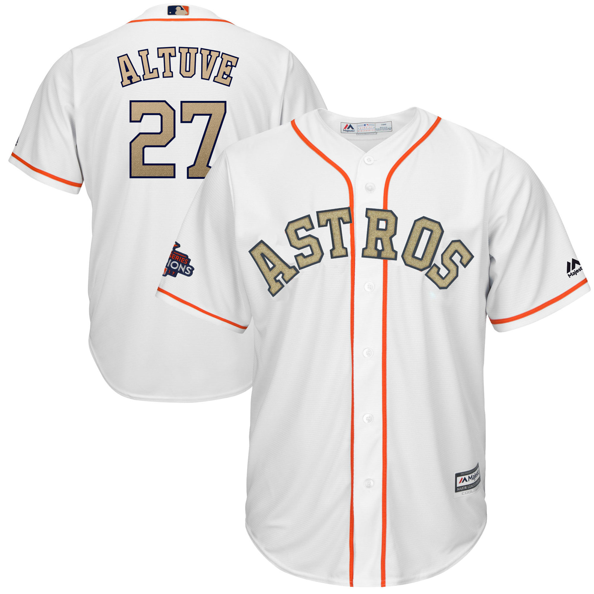 رز Majestic Jose Altuve Houston Astros Gold Jersey – Platinumstars رز