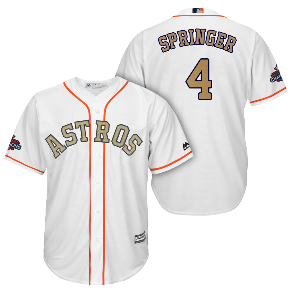 gold astros jersey